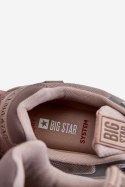 Męskie Lekkie Sneakersy Memory Foam System Big Star LL174151 Beżowe