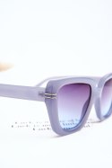 Klasyczne Damskie Okulary Przeciwsłoneczne V110061 Niebieskie