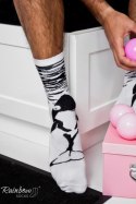 Skarpetki Rainbow Socks W Motywy Zwierzęce Orka Pingwin Czarno-Białe 2 Pary